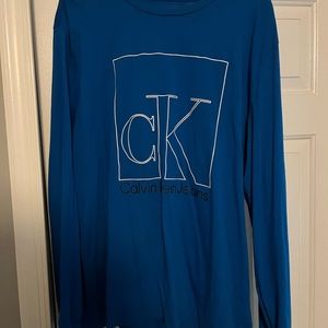 Blue Calvin Klein Long Sleeve